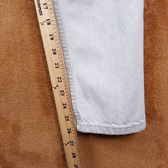 RACHEL COMEY Jeans Womens Size 2 Light Gray Wash Straight Leg Denim FLAW - Picture 13 of 14